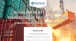 Desktop Screenshot of importera.se